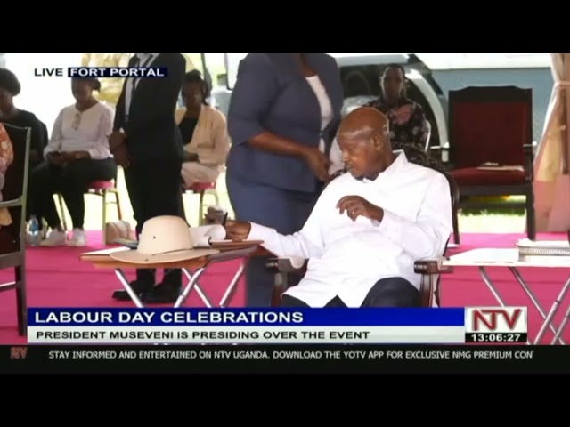⁣Museveni presides over Labour day celebrations in Fort Portal