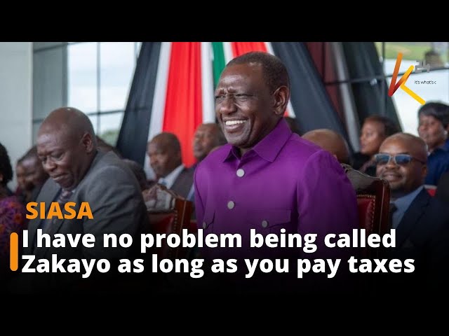 ⁣“I have no problem being called Zakayo as long as you pay taxes,” Ruto