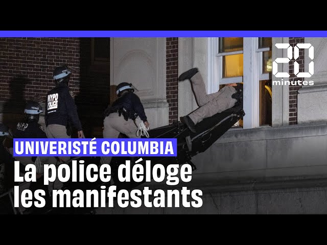 ⁣New York : La police déloge les manifestants propalestiniens de l’université Columbia