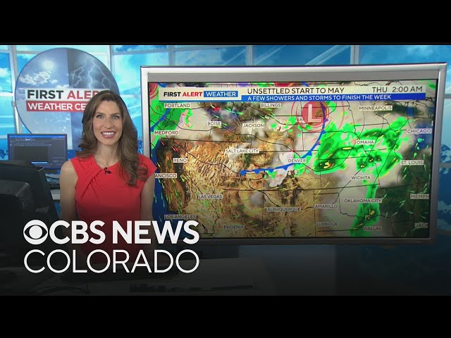⁣Denver weather: Unsettled start to the month of May