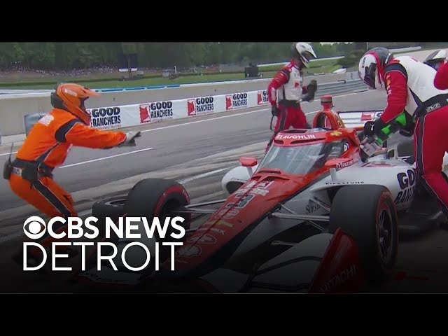 ⁣IndyCar driver Scott McLaughlin talks 2024 Detroit Grand Prix