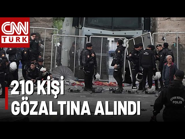 ⁣SON DAKİKA!  | Taksime Girmeye Çalışan Gruplara Müdahale Edildi! 210 Gözaltı
