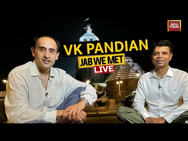 ⁣Rahul Kanwal LIVE With VK Pandian & Sambit Patra | Jab We Met VK Pandian LIVE | India Today LIVE