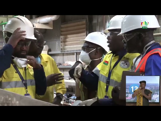 ⁣Suivi contrôle des productions d’or dans les sociétés minières au Burkina Faso