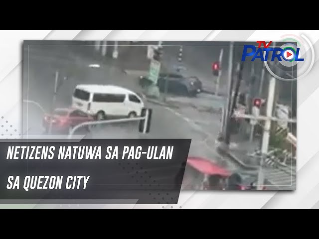 ⁣Netizens natuwa sa pag-ulan sa Quezon City | TV Patrol