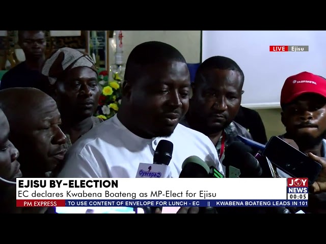 ⁣Ejisu By-Election: My current job is to bridge the divide in Ejisu - Kwabena Boateng