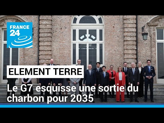 Le G7 esquisse à Turin une sortie du charbon pour 2035 • FRANCE 24