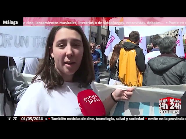 Noticia - Miles de personas se manifiestan en Madrid por el 1 de Mayo