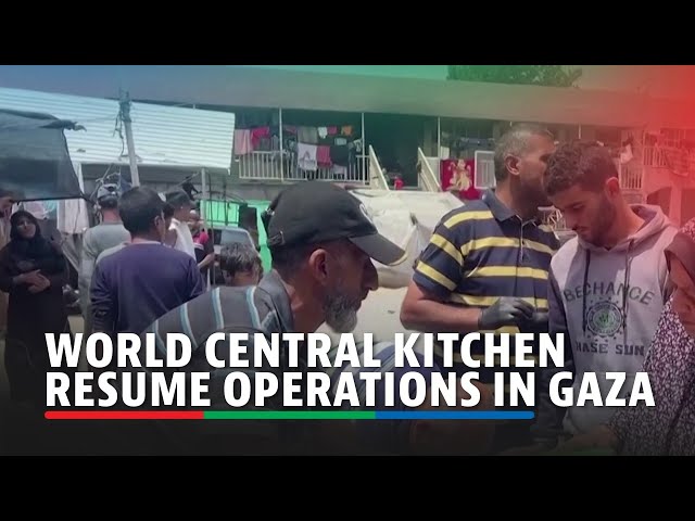 ⁣World Central Kitchen resume operations in Gaza