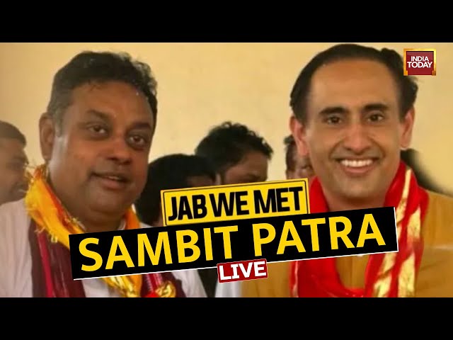 ⁣Rahul Kanwal LIVE With Sambit Patra | Jab We Met BJP's Sambit Patra LIVE | India Today LIVE