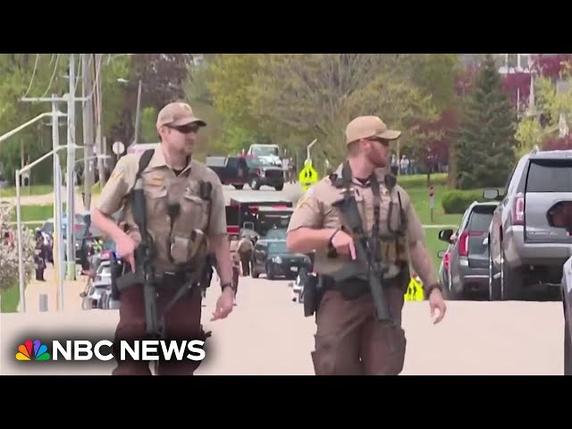⁣Threat 'neutralized' after attempted shooting at Wisconsin school