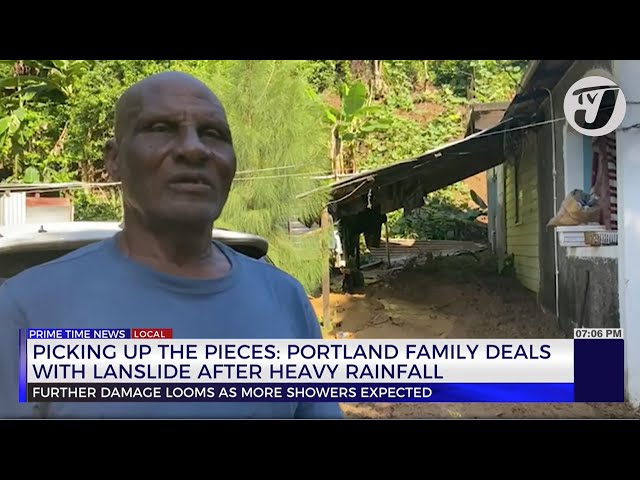 ⁣Picking up the Pieces: Portland Family Deals with Landslide After Heavy Rainfall | TVJ News