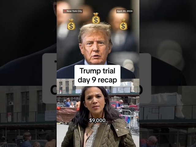 ⁣Trump trial - Day 9 recap