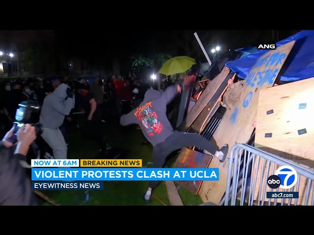 ⁣UCLA violence: Here's what played out on campus