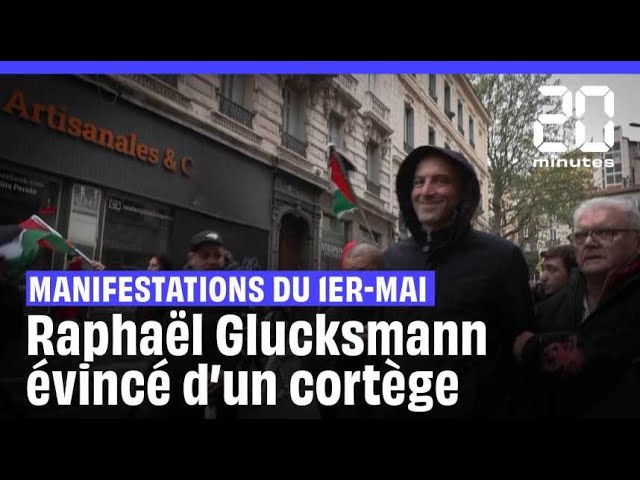 ⁣Manifestation du 1er-Mai : Raphaël Glucskmann évincé d'un cortège par des militants