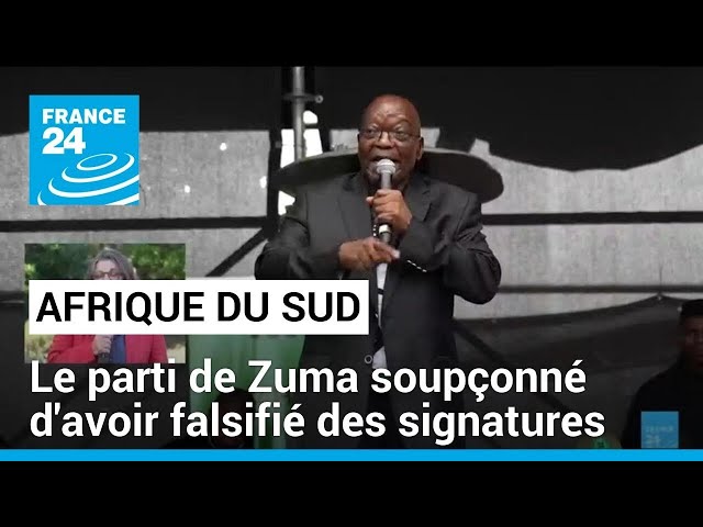 ⁣Afrique du Sud : le parti de Zuma soupçonné d'avoir falsifié des signatures, une enquête ouvert