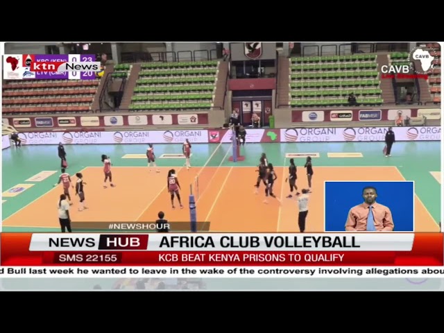 ⁣Kenya Pipeline and KCB sail through to the semifinals women's volleyball Africa Club Championsh