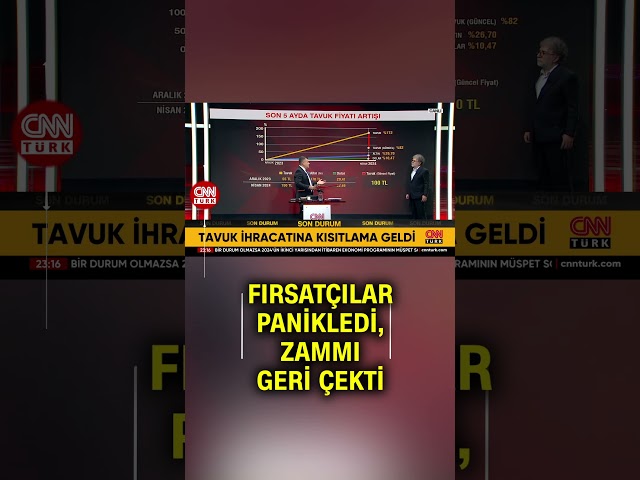 ⁣Fırsatçılar Tavukta %200'e Varan Zammı Panikleyip Geri Çekti! Nihat Uludağ Aktardı #Shorts