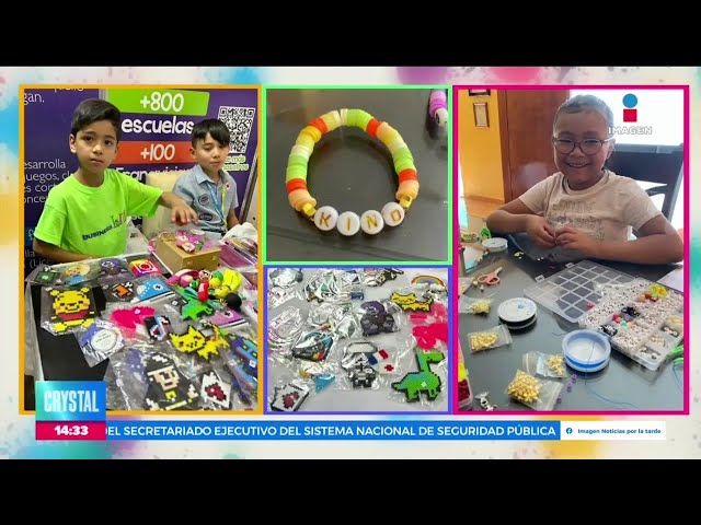 ⁣Niños emprendedores usan su creatividad para desarrollar sus productos