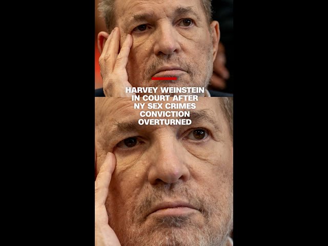 ⁣Harvey Weinstein in court after NY sex crimes conviction overturned