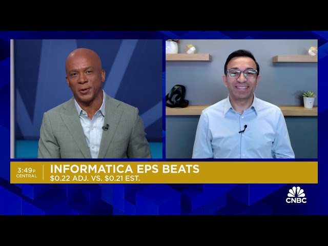 ⁣Informatica CEO Amit Walia talks quarterly results after earnings and revenue beat