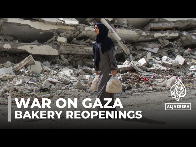 ⁣Bakeries in Gaza: Some shops reopen while risk of famine remains