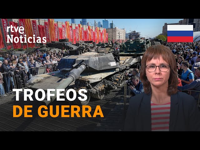 ⁣RUSIA: El KREMLIN PRESUME en una EXPOSICIÓN del ARMAMENTO UCRANIANO incautado en el FRENTE | RTVE