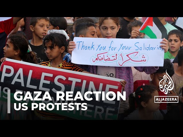 ⁣Gazans on US protests: Palestinians thank American demonstrators