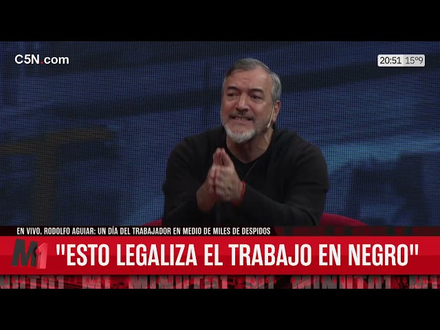 Rodolfo Aguiar: "La Ley BASES pone a la nación de rodillas y al Estado al servicio del SAQUEO&q