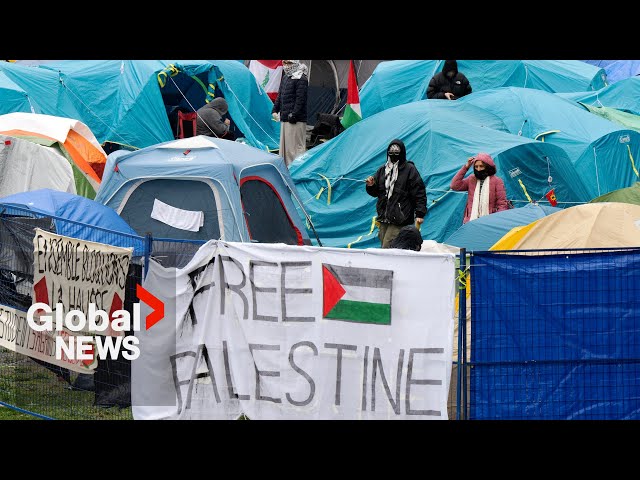 ⁣Gaza protests: Quebec court rejects injunction request against McGill encampment