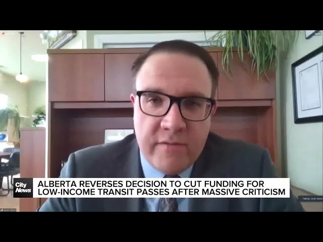 ⁣Alberta reverses decision to cut funding for low-income transit passes