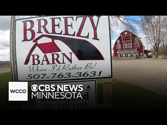 ⁣Minnesota barn goes from housing cattle to hosting weddies