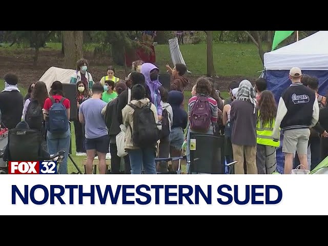 Students sue Northwestern University following protests