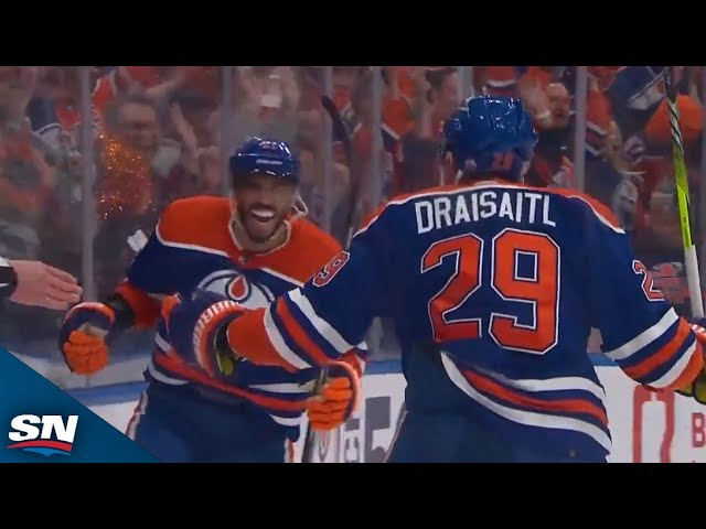 ⁣Oilers' Evander Kane Trickles One Past David Rittich To Open Scoring In Game 5