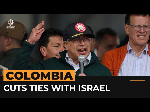 ⁣Colombia president cuts ties with Israel over war on Gaza | Al Jazeera Newsfeed