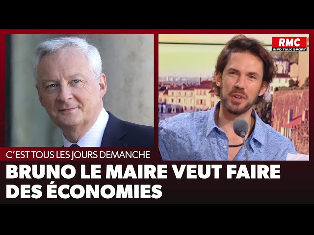 ⁣Arnaud Demanche : Bruno Le Maire veut faire des économies