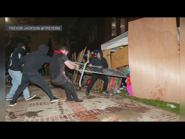 ⁣Photographer recounts violence at UCLA protest, counter-protest