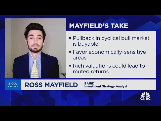 ⁣Cyclicals are being driven by fundamentals, not the rate cut outlook, says Ross Mayfield