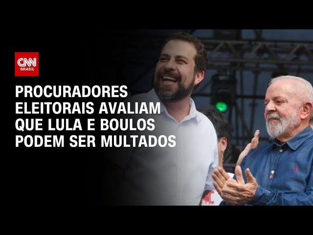 ⁣Procuradores eleitorais avaliam que Lula e Boulos podem ser multados | CNN NOVO DIA