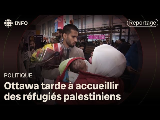 ⁣Accueil de réfugiés palestiniens : la promesse d’Ottawa tarde à se réaliser