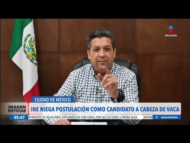 ⁣El INE niega postulación como candidato a Francisco García Cabeza de Vaca