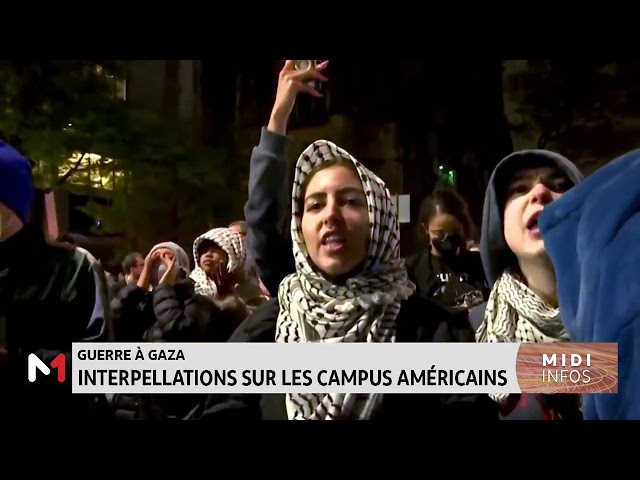 ⁣USA : forte mobilisation pro-palestinienne dans les campus
