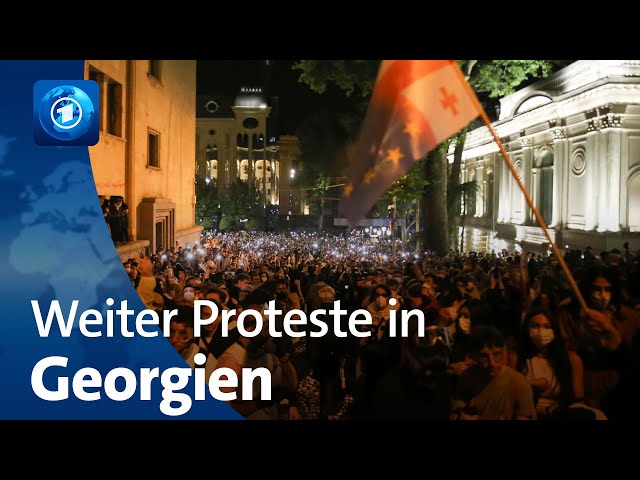 ⁣Umstrittenes NGO-Gesetz: Proteste in Georgien weiten sich aus