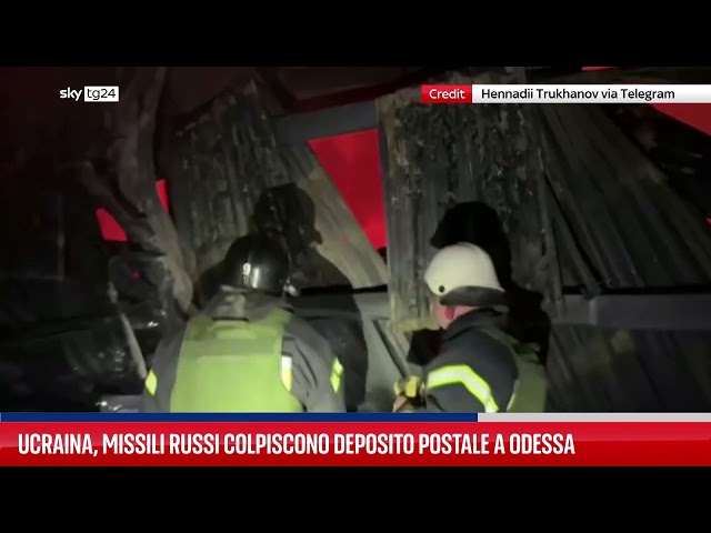 ⁣Ucraina, raid russo su Odessa: morti e feriti