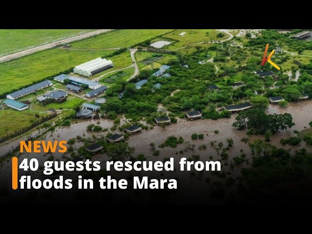 ⁣40 guests and several staff were rescued in Masai Mara as floods intensified in the region