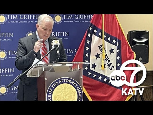 ⁣Attorney General Tim Griffin announces lawsuit challenging ATF gun rules