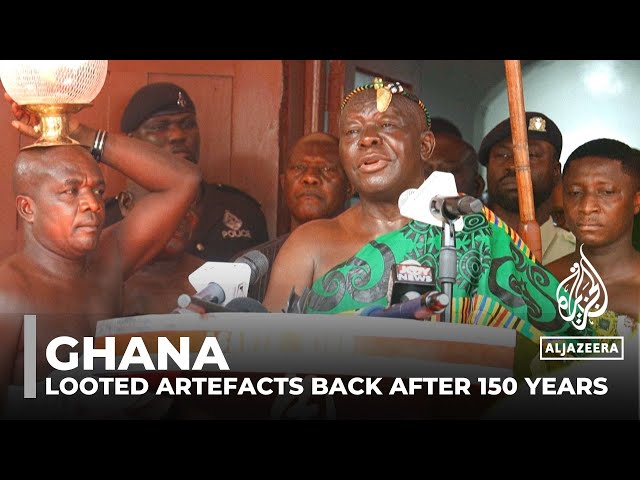 ⁣UK returns looted Ghana artefacts on loan after 150 years