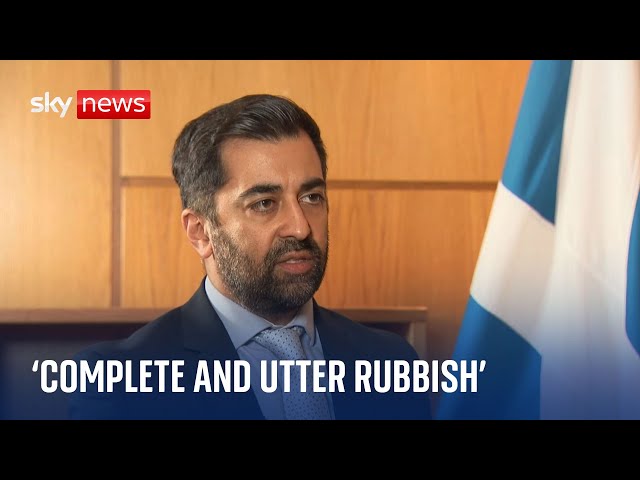 ⁣Humza Yousaf denies rumours about why he stepped down as Scotland's first minister