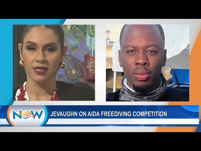 ⁣Jevaughn On AIDA Freediving Competition