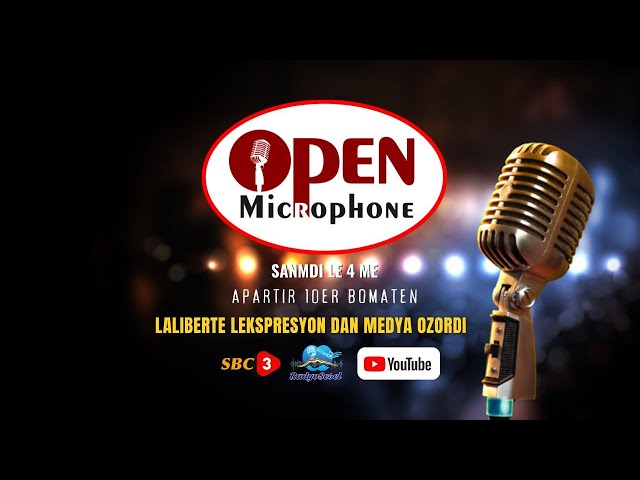 ⁣SBC LIVE | OPEN MICROPHONE-LALIBERTE LEKSPRESYON DAN MEDYA OZORDI - 04.05.2024